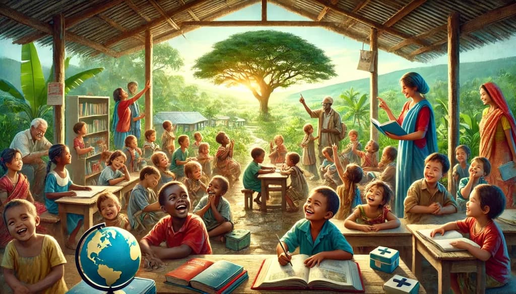 500+ children educated
